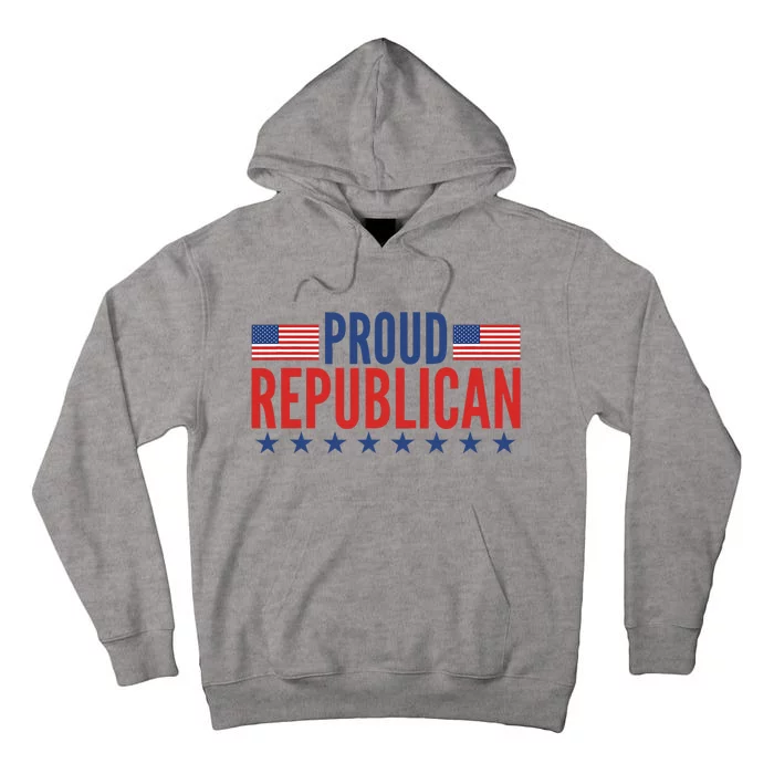 Proud Republican American Tall Hoodie