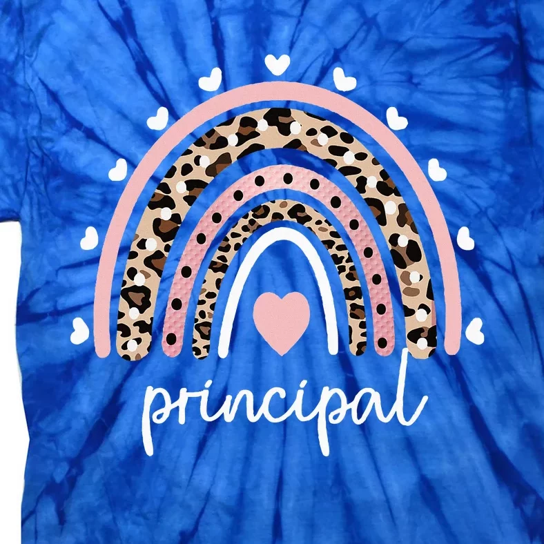 Principal Rainbow Appreciation School Principal Tie-Dye T-Shirt