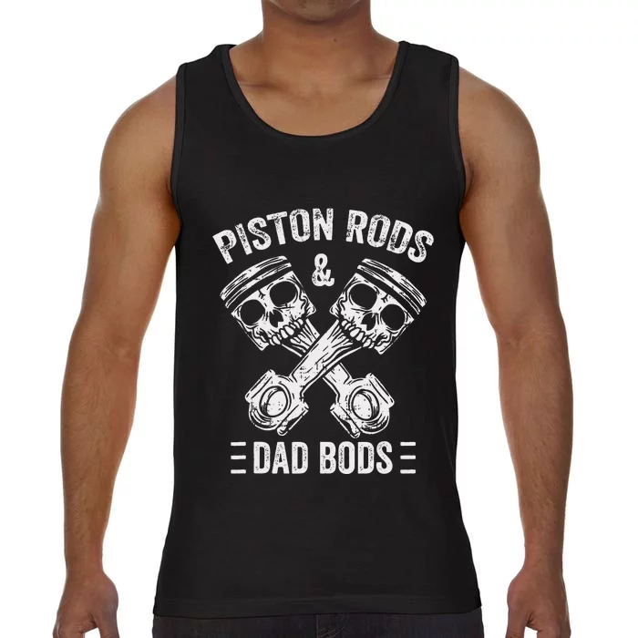 Piston Rods And Dad Bods Diesel Car Mechanic Garage Auto Comfort Colors® Tank Top