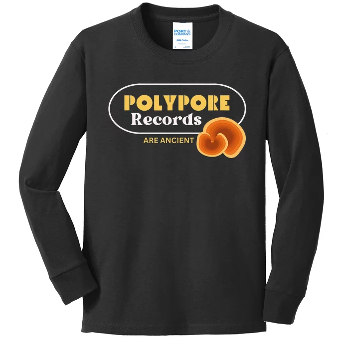 Polypore Records Are Ancient Kids Long Sleeve Shirt