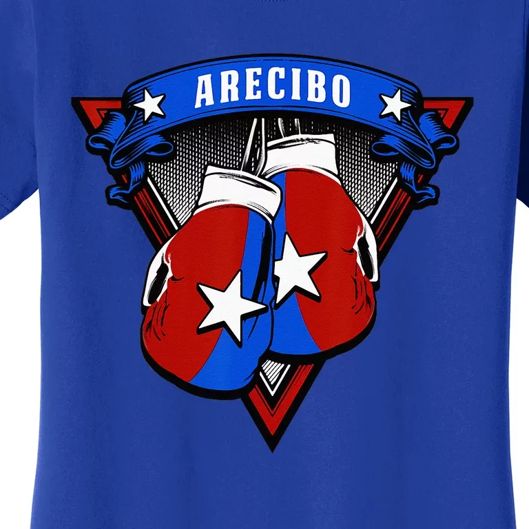 Puerto Rican Arecibo Puerto Rico Boxing Gloves Women's T-Shirt