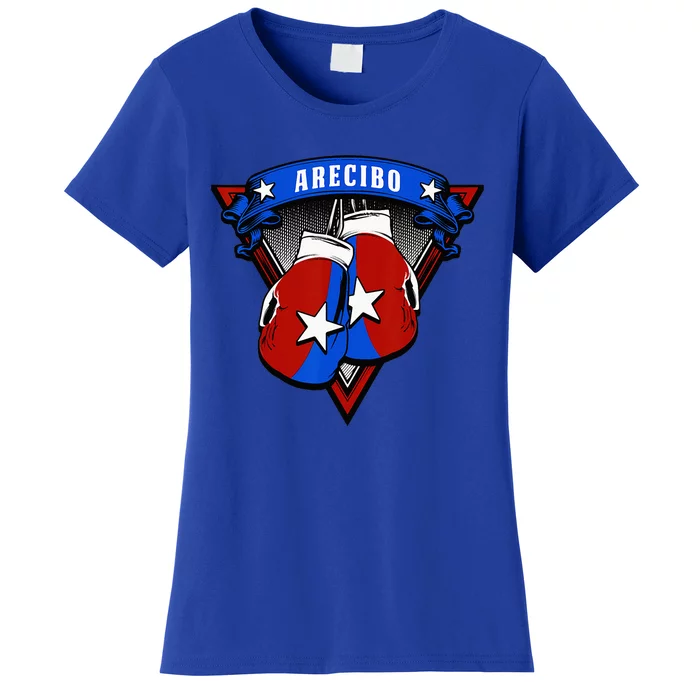 Puerto Rican Arecibo Puerto Rico Boxing Gloves Women's T-Shirt