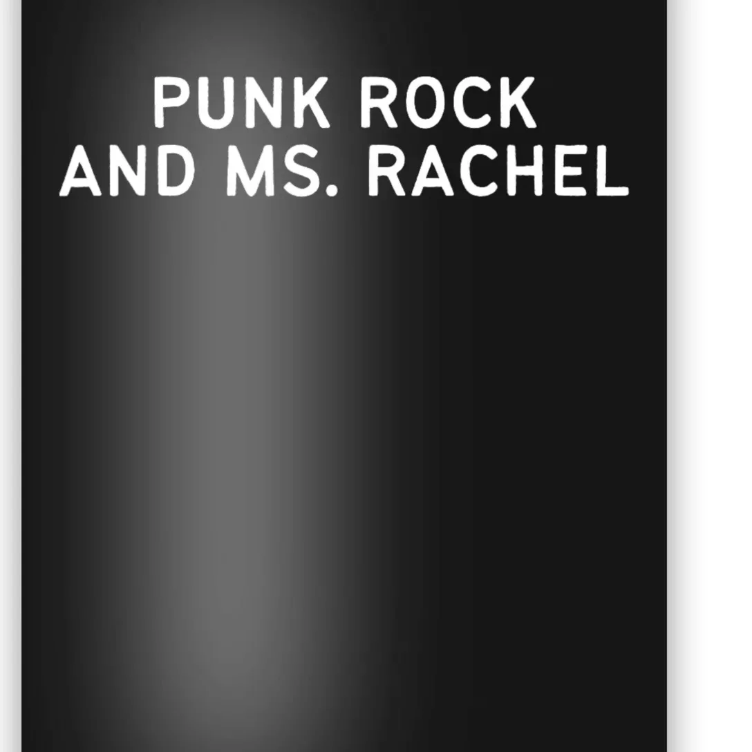 Punk Rock And Ms Rachel Funny Ms Rachel Parent Poster