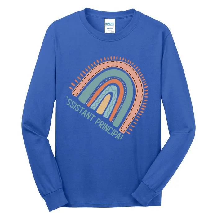 Pastel Rainbow Assistant Principal Gift Tall Long Sleeve T-Shirt