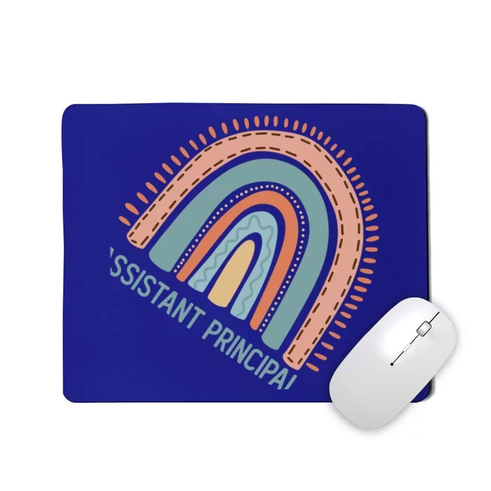 Pastel Rainbow Assistant Principal Gift Mousepad