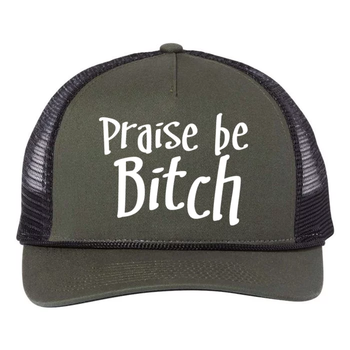 Praise Be, Bitch Retro Rope Trucker Hat Cap