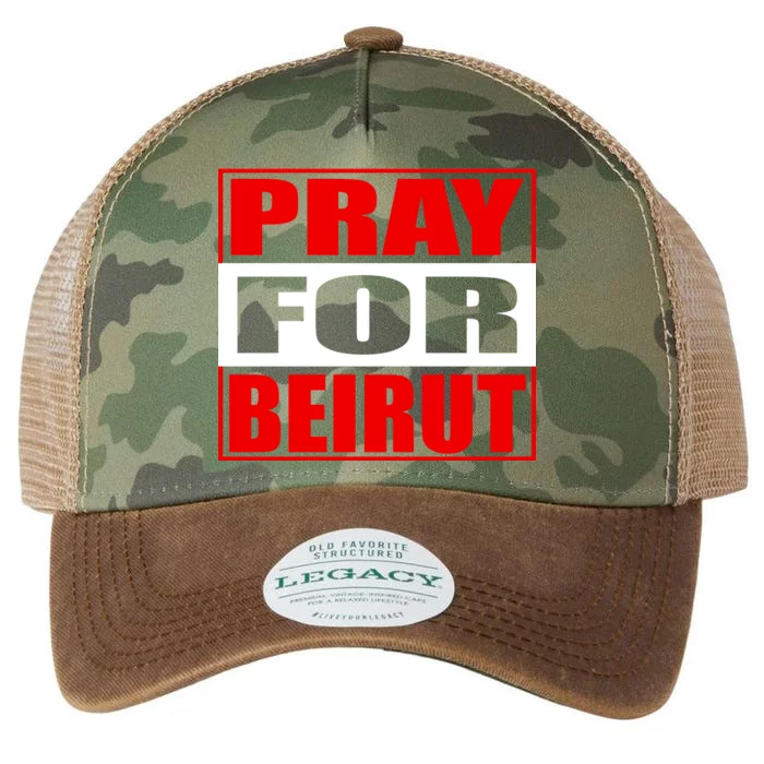 Pray For Beirut Legacy Tie Dye Trucker Hat