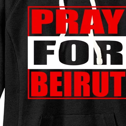 Pray For Beirut Women's Fleece Hoodie