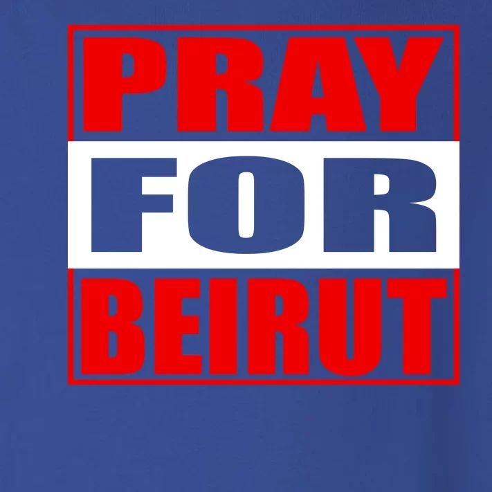 Pray For Beirut Toddler Long Sleeve Shirt