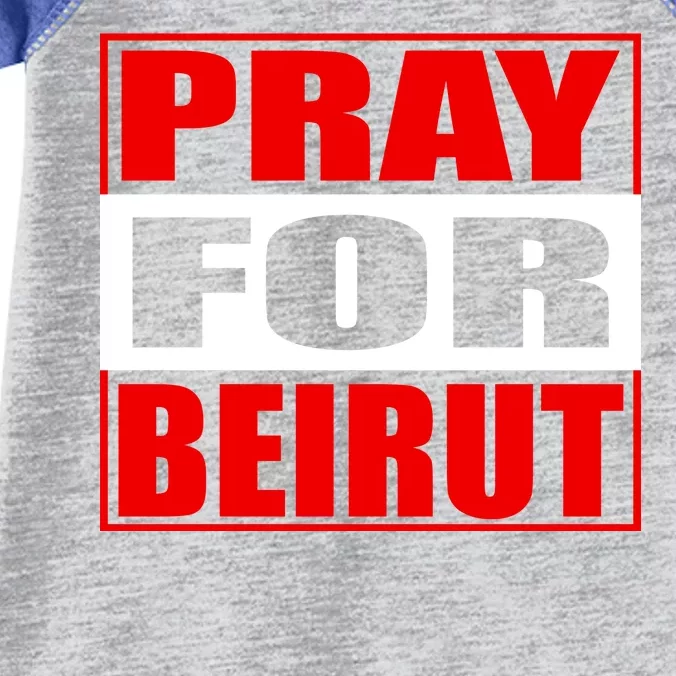 Pray For Beirut Infant Baby Jersey Bodysuit