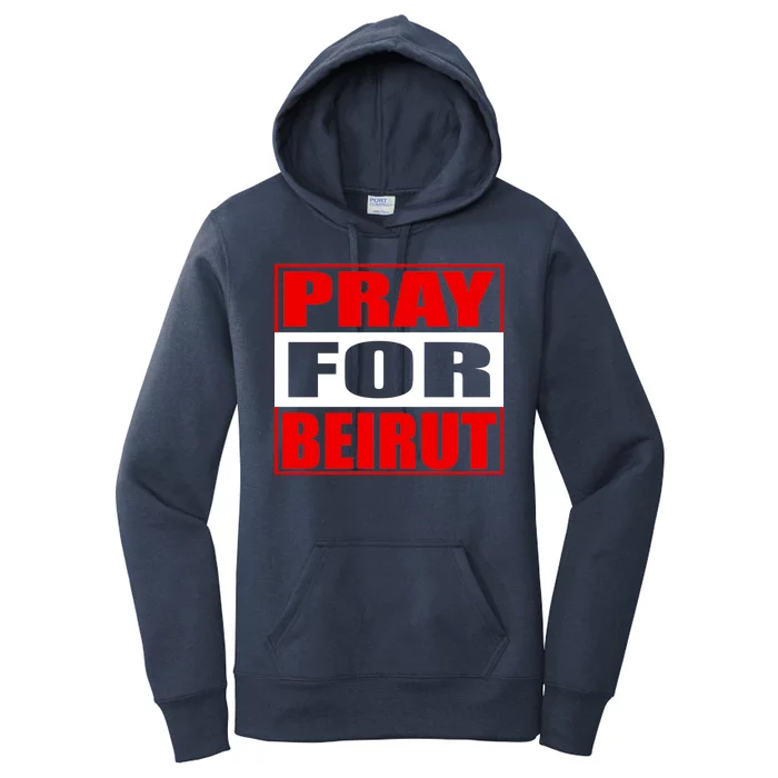 Pray For Beirut Women's Pullover Hoodie