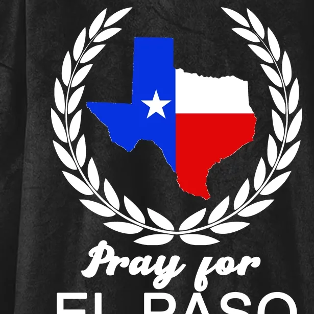 Pray For El Paso Hooded Wearable Blanket