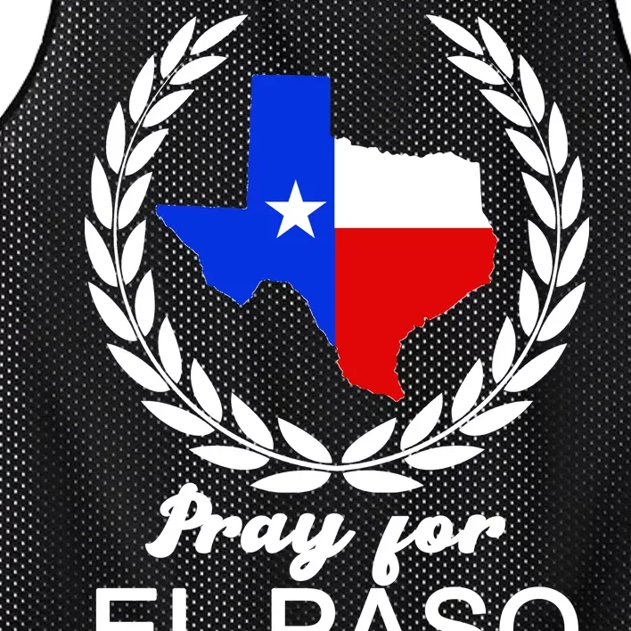 Pray For El Paso Mesh Reversible Basketball Jersey Tank