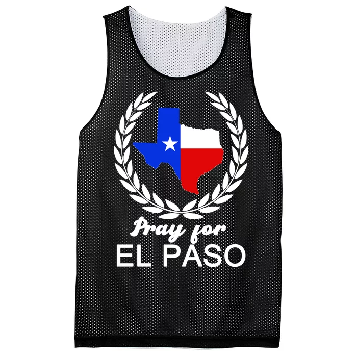 Pray For El Paso Mesh Reversible Basketball Jersey Tank