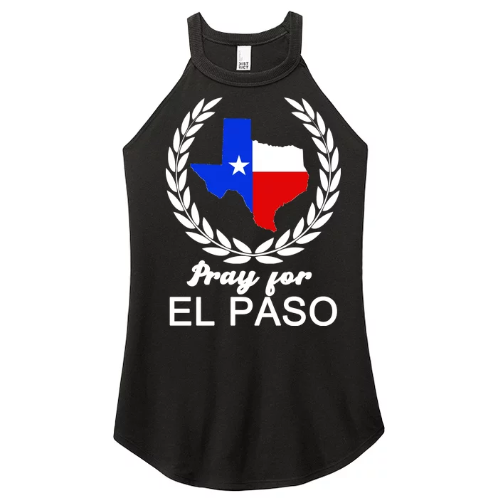 Pray For El Paso Women’s Perfect Tri Rocker Tank