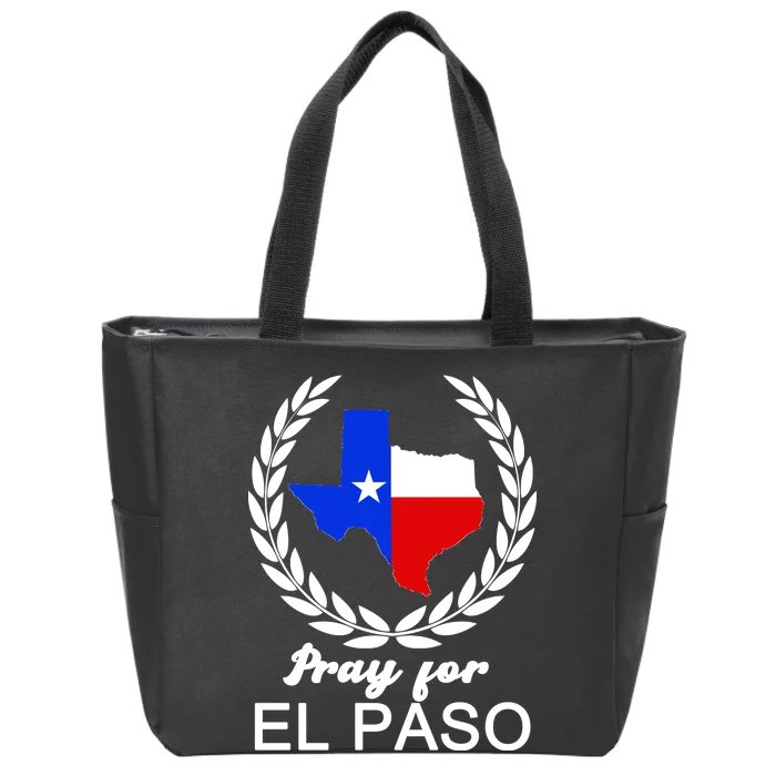 Pray For El Paso Zip Tote Bag