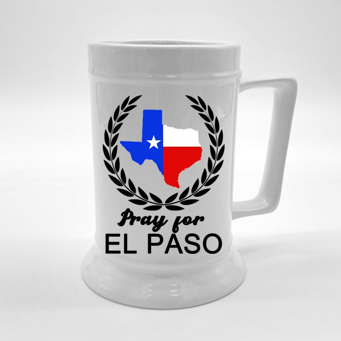 Pray For El Paso Front & Back Beer Stein