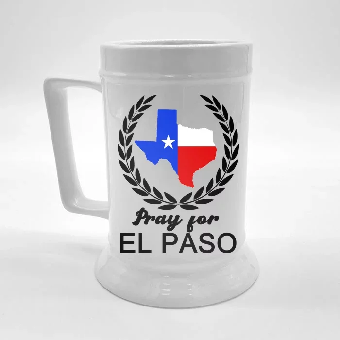 Pray For El Paso Front & Back Beer Stein