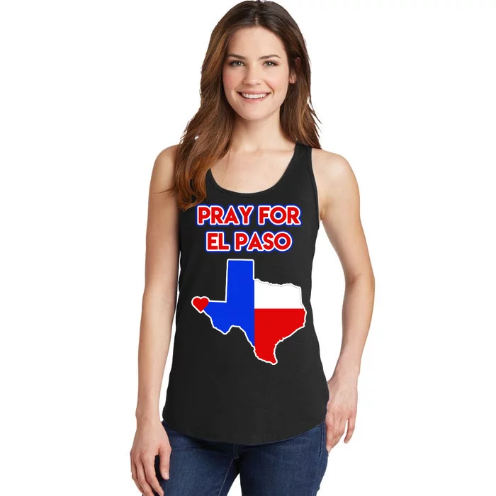 Pray For El Paso Texas Ladies Essential Tank