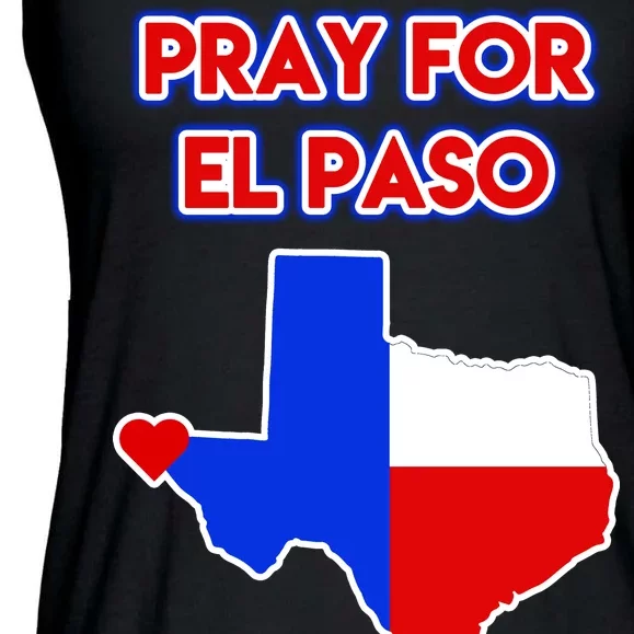 Pray For El Paso Texas Ladies Essential Flowy Tank