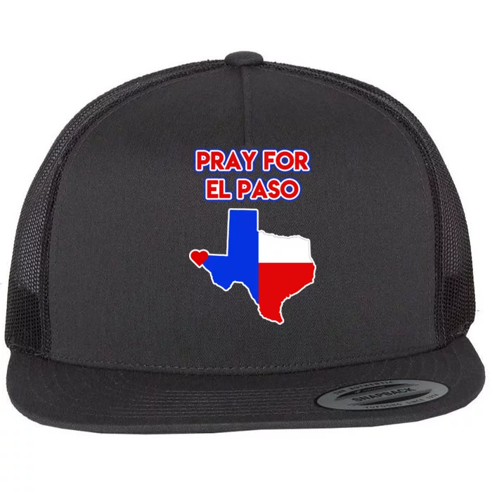 Pray For El Paso Texas Flat Bill Trucker Hat