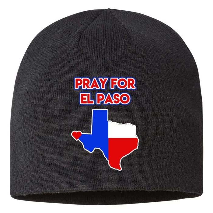 Pray For El Paso Texas 8 1/2in Sustainable Knit Beanie