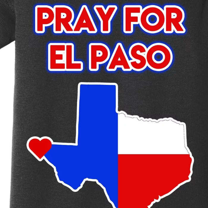 Pray For El Paso Texas Baby Bodysuit