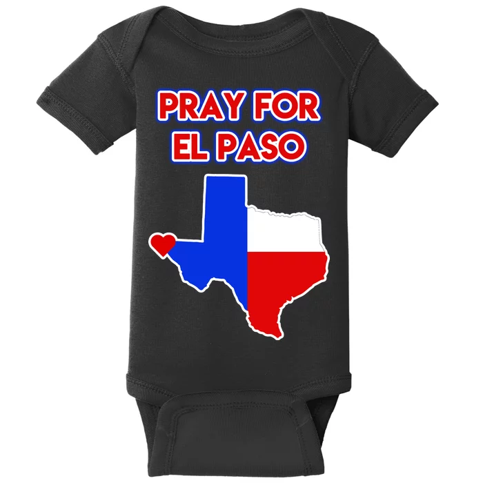 Pray For El Paso Texas Baby Bodysuit