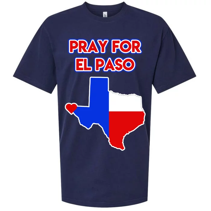 Pray For El Paso Texas Sueded Cloud Jersey T-Shirt