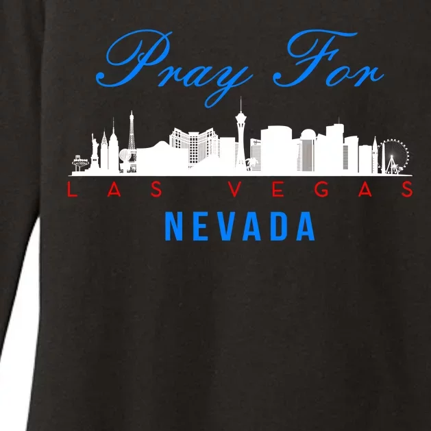 Pray For Las Vegas Nevada Womens CVC Long Sleeve Shirt