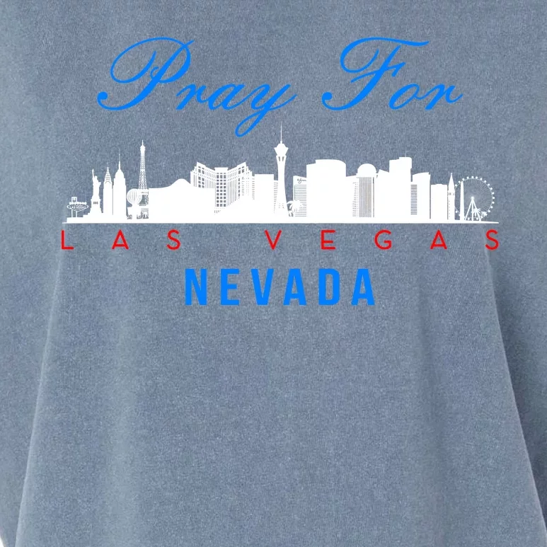 Pray For Las Vegas Nevada Garment-Dyed Women's Muscle Tee