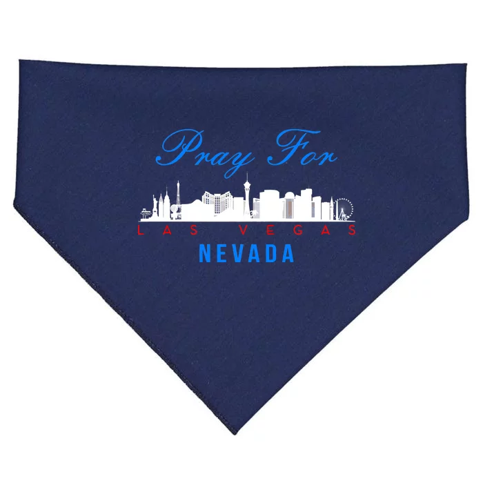 Pray For Las Vegas Nevada USA-Made Doggie Bandana