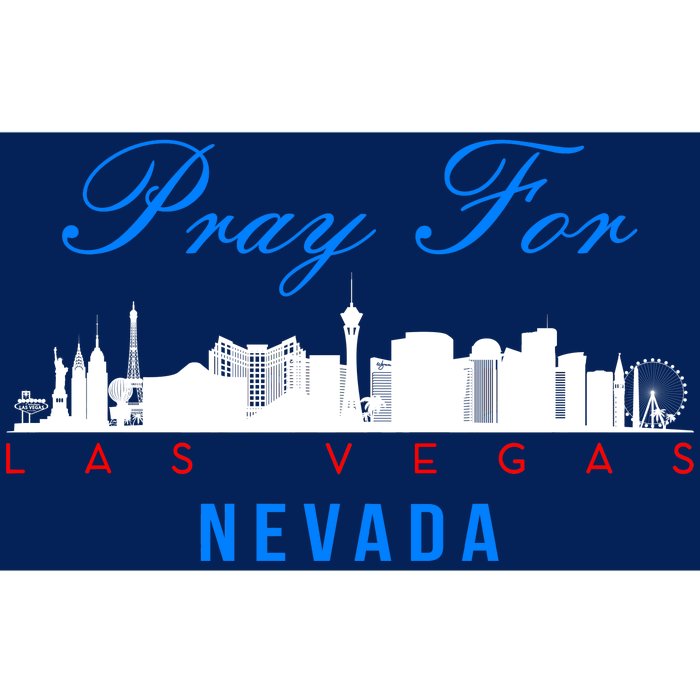 Pray For Las Vegas Nevada Bumper Sticker