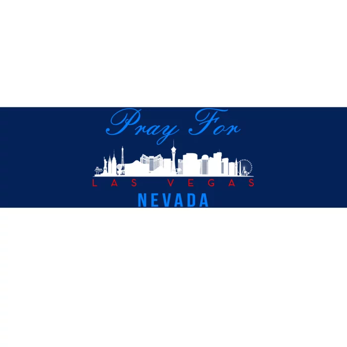 Pray For Las Vegas Nevada Bumper Sticker