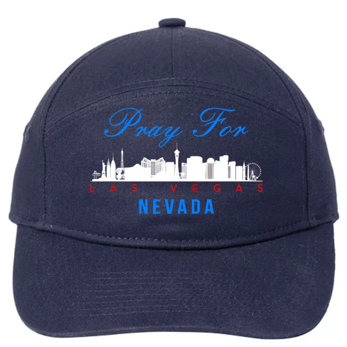 Pray For Las Vegas Nevada 7-Panel Snapback Hat