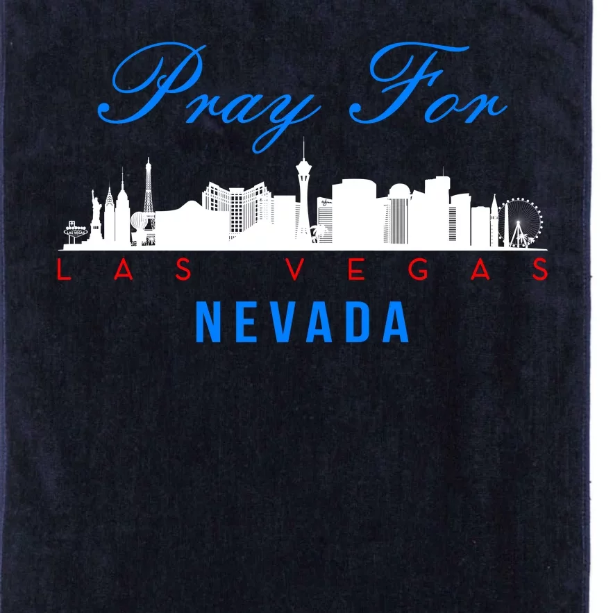 Pray For Las Vegas Nevada Platinum Collection Golf Towel