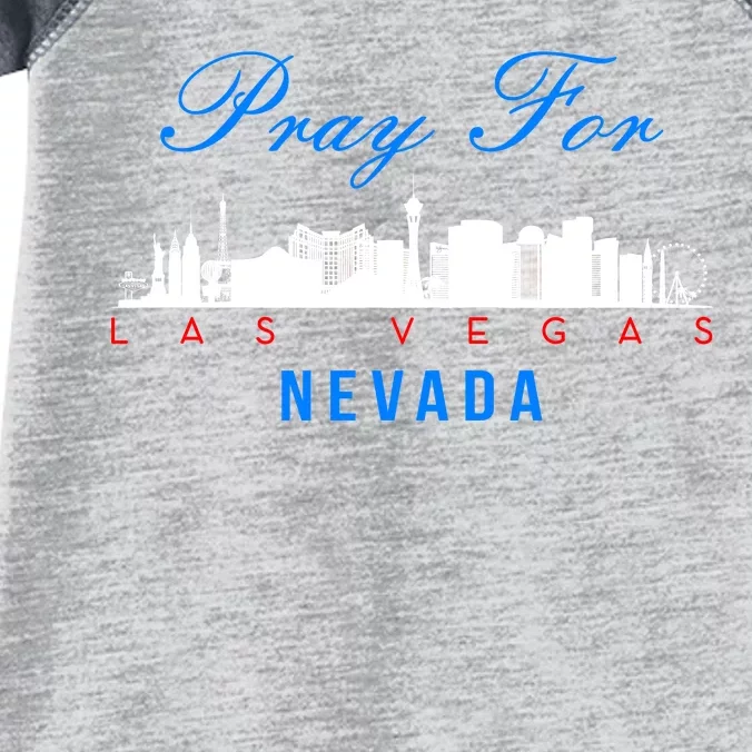 Pray For Las Vegas Nevada Infant Baby Jersey Bodysuit