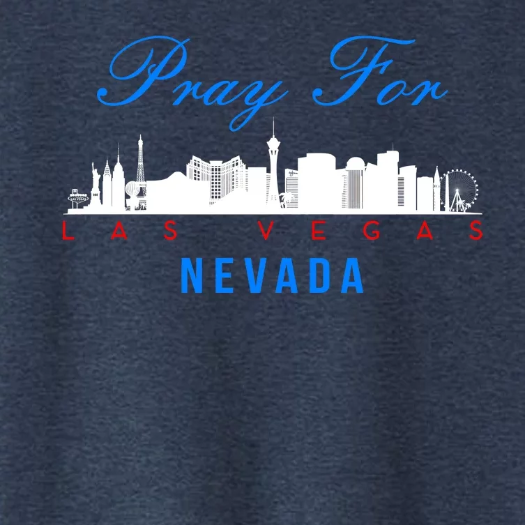 Pray For Las Vegas Nevada Women's Crop Top Tee