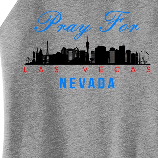 Pray For Las Vegas Nevada Women’s Perfect Tri Rocker Tank