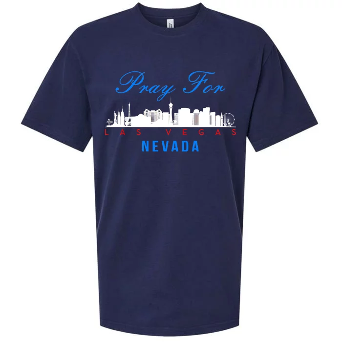 Pray For Las Vegas Nevada Sueded Cloud Jersey T-Shirt