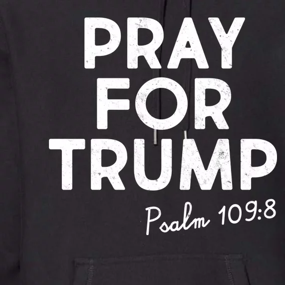 Pray For Trump Psalm 109:8 Premium Hoodie