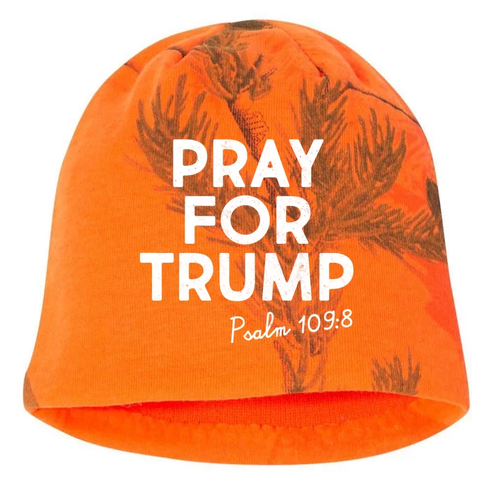 Pray For Trump Psalm 109:8 Kati - Camo Knit Beanie