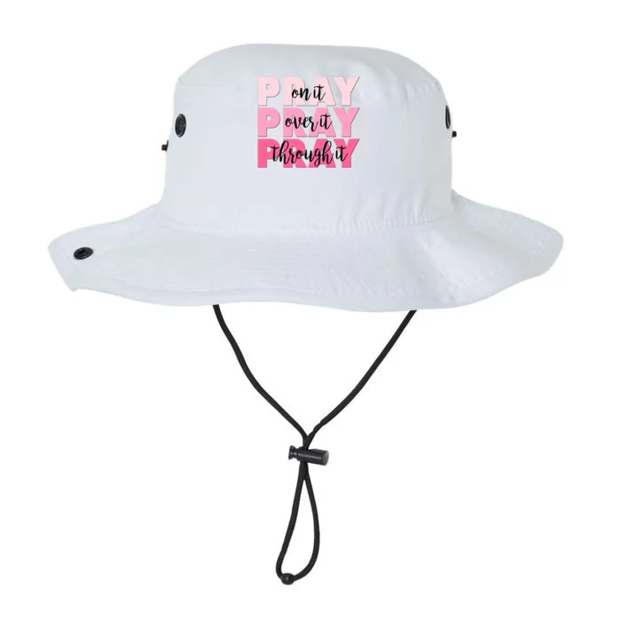 Pray On It Over It Through It Legacy Cool Fit Booney Bucket Hat