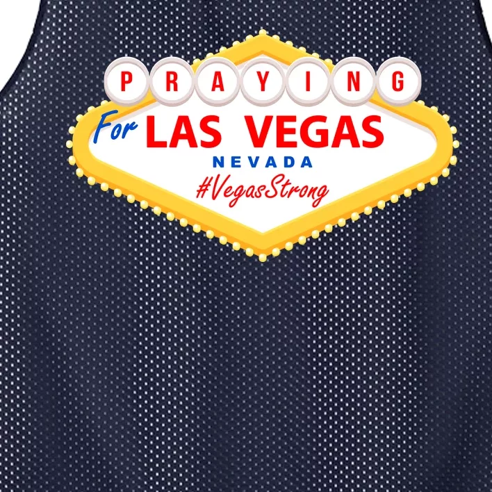 Praying For Las Vegas Nevada Vegas Strong Mesh Reversible Basketball Jersey Tank