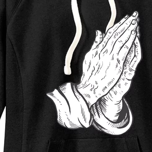 Praying Hands Women's Fleece Hoodie