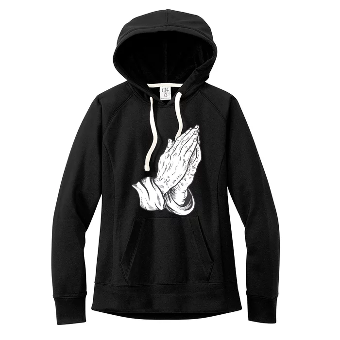 Praying Hands Women's Fleece Hoodie