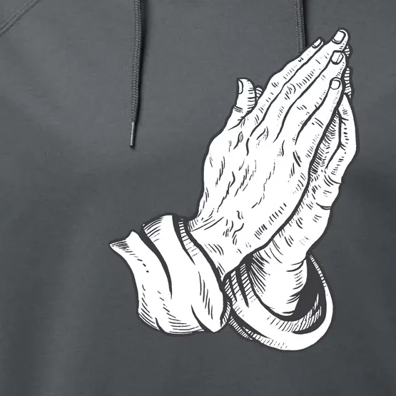 Praying Hands Performance Fleece Hoodie