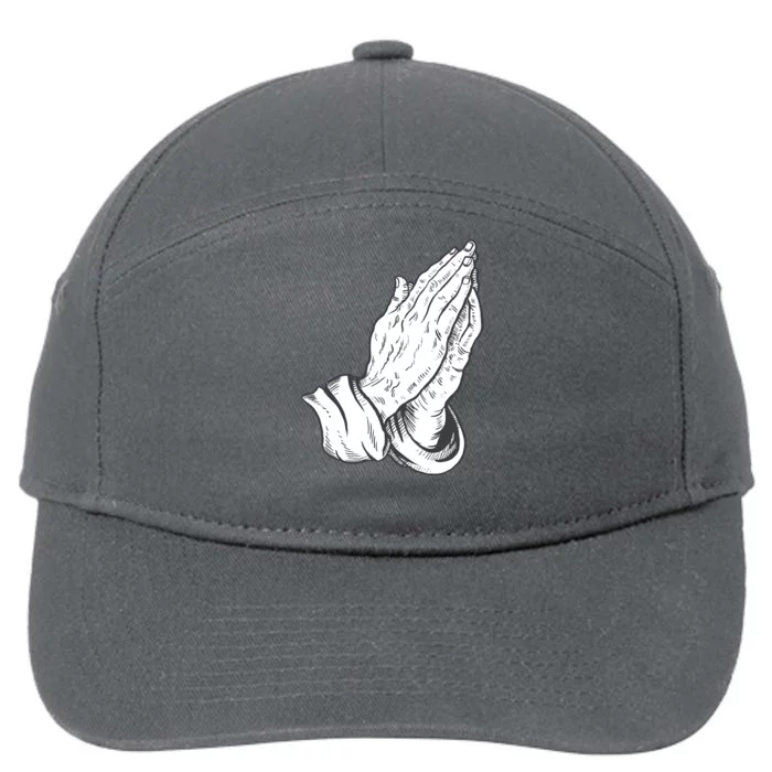 Praying Hands 7-Panel Snapback Hat