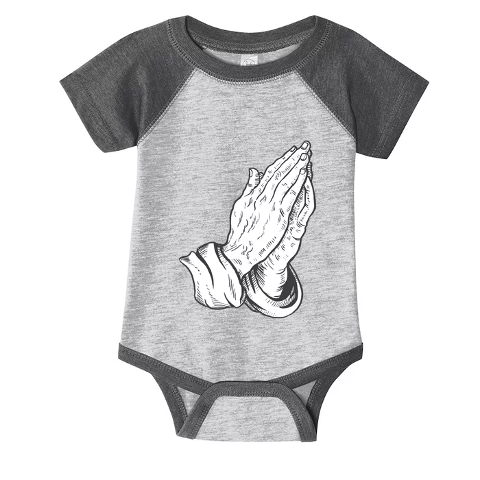 Praying Hands Infant Baby Jersey Bodysuit