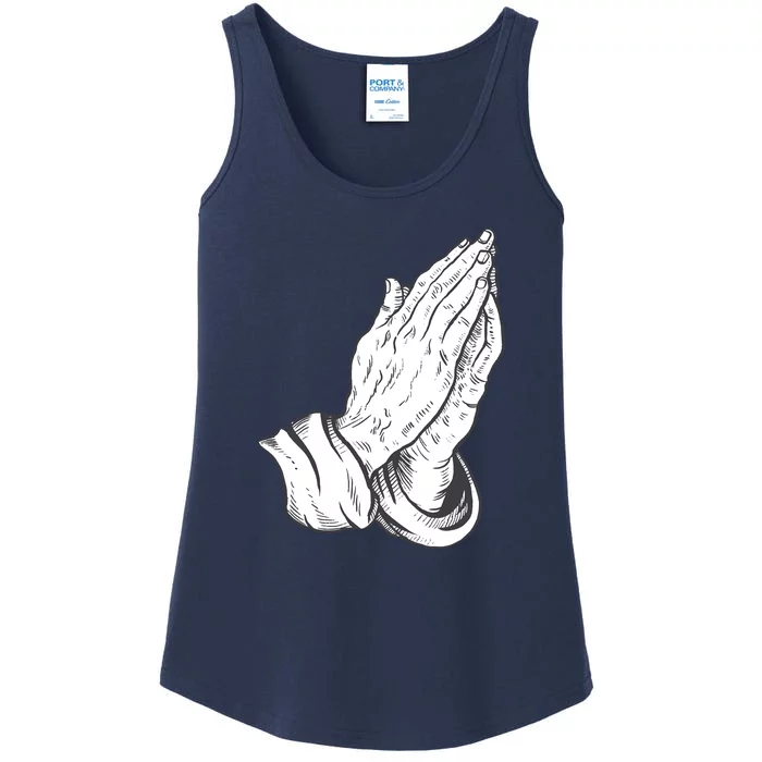 Praying Hands Ladies Essential Tank